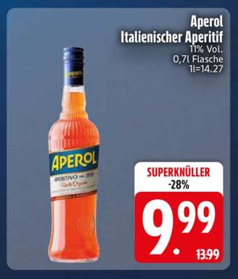 Aperol Italienischer Aperitif