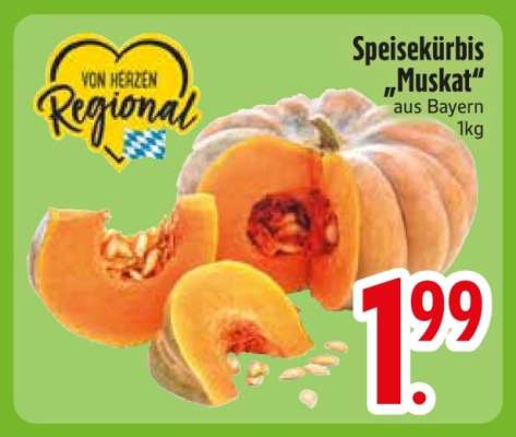 Speisekürbis 'Muskat'