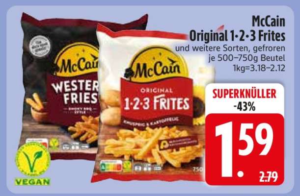 McCain Original 1-2-3 Frites