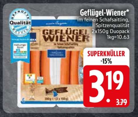 Geflügel-Wiener