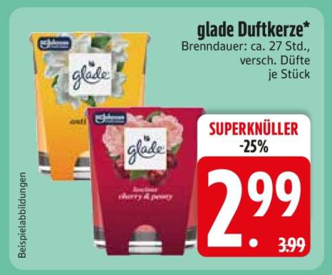 GLADE Duftkerze