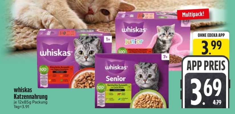 WHISKAS Katzennahrung