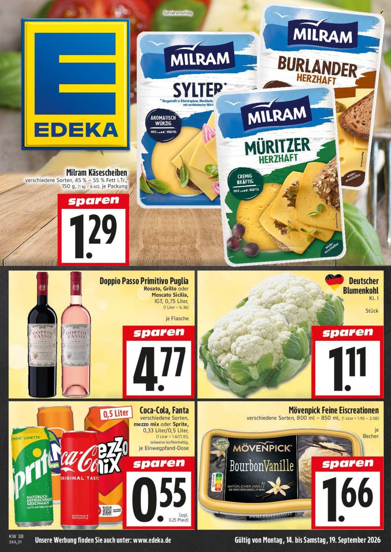 Edeka Prospekte  - 14.09.2026 - 19.09.2026. Seite 1