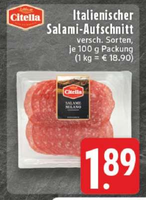Italienischer Salami-Aufschnitt