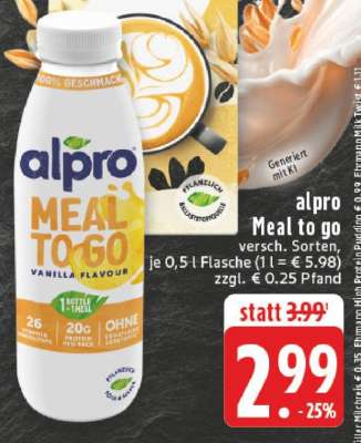 alpro Meal to Go