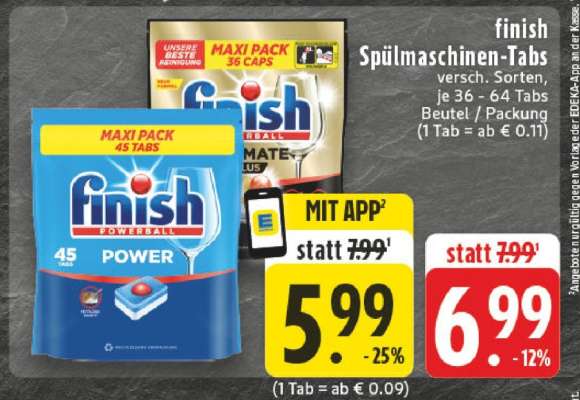 FINISH Spülmaschinen-Tabs