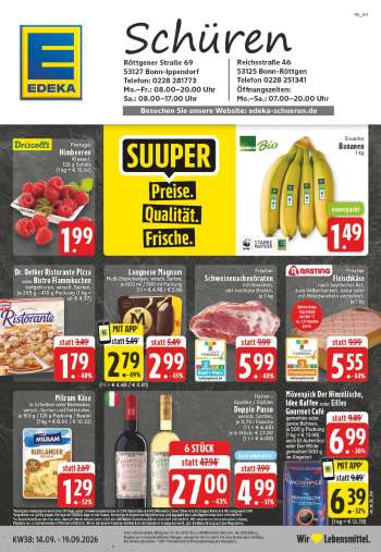 Prospekte Edeka - 14.09.2026 - 19.09.2026.