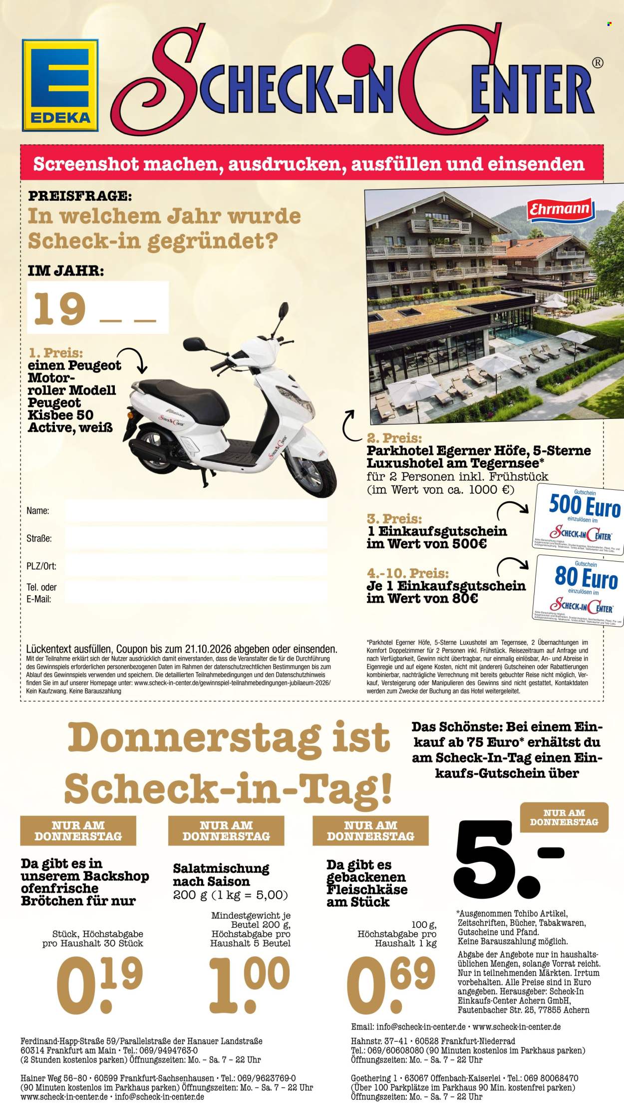 Scheck-in Prospekte  - 14.09.2026 - 19.09.2026. Seite 69