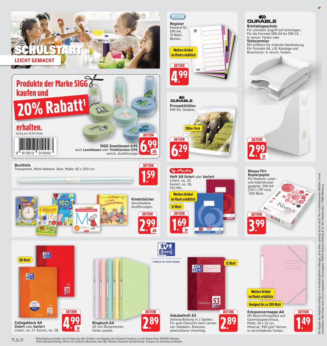 E center Prospekte  - 14.09.2026 - 19.09.2026. Seite 44