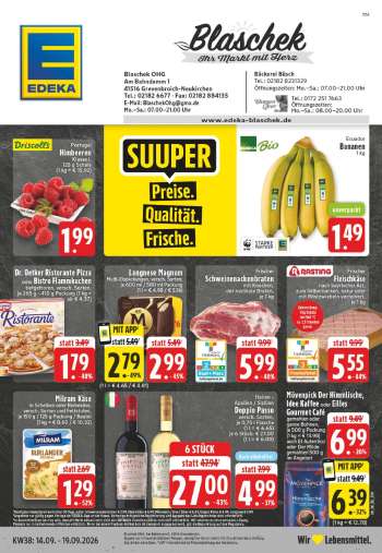 Prospekte Edeka - 14.09.2026 - 19.09.2026.