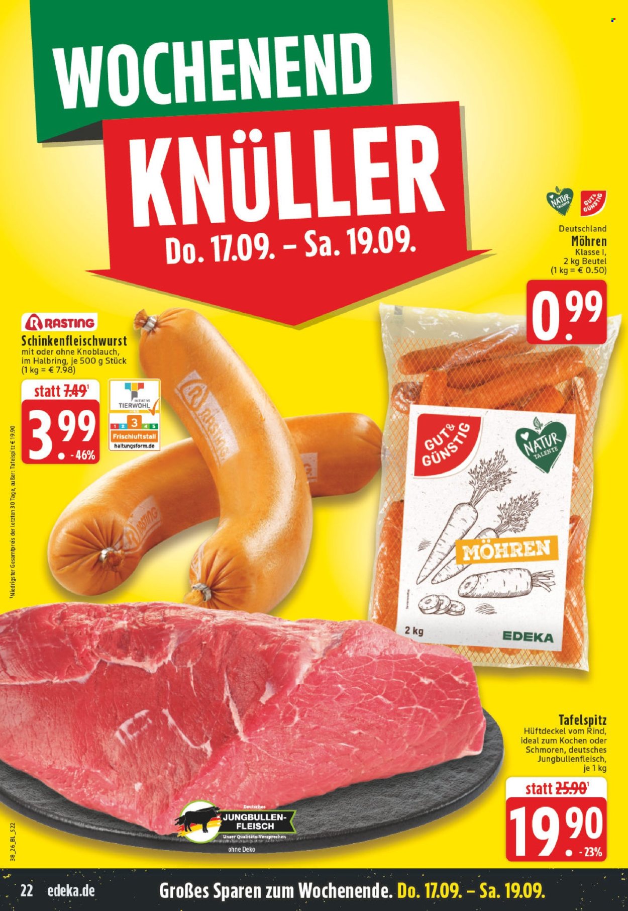 Edeka Prospekte  - 14.09.2026 - 19.09.2026. Seite 22