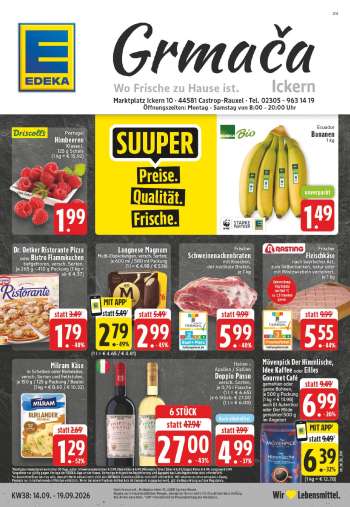 Prospekte Edeka - 14.09.2026 - 19.09.2026.