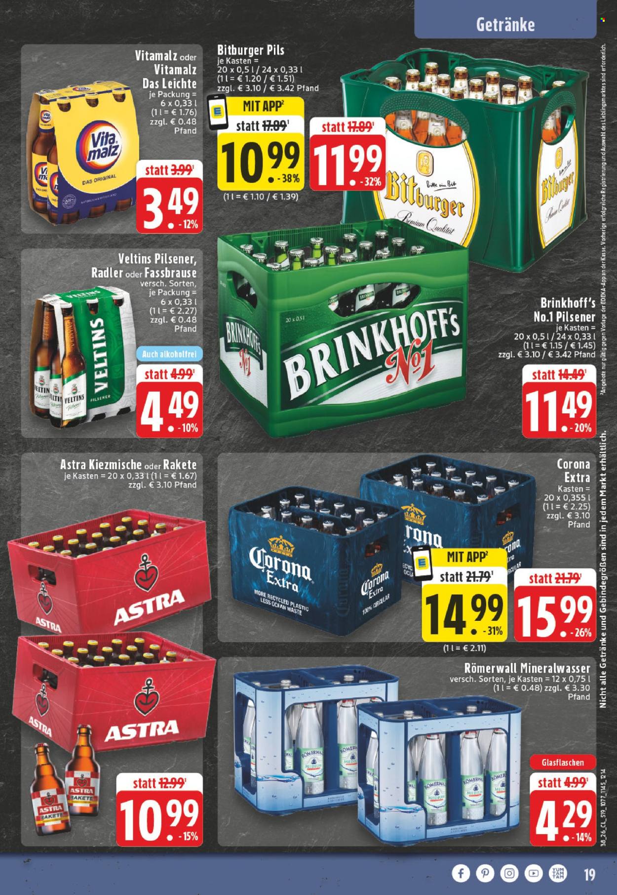 Edeka Prospekte  - 14.09.2026 - 19.09.2026. Seite 19