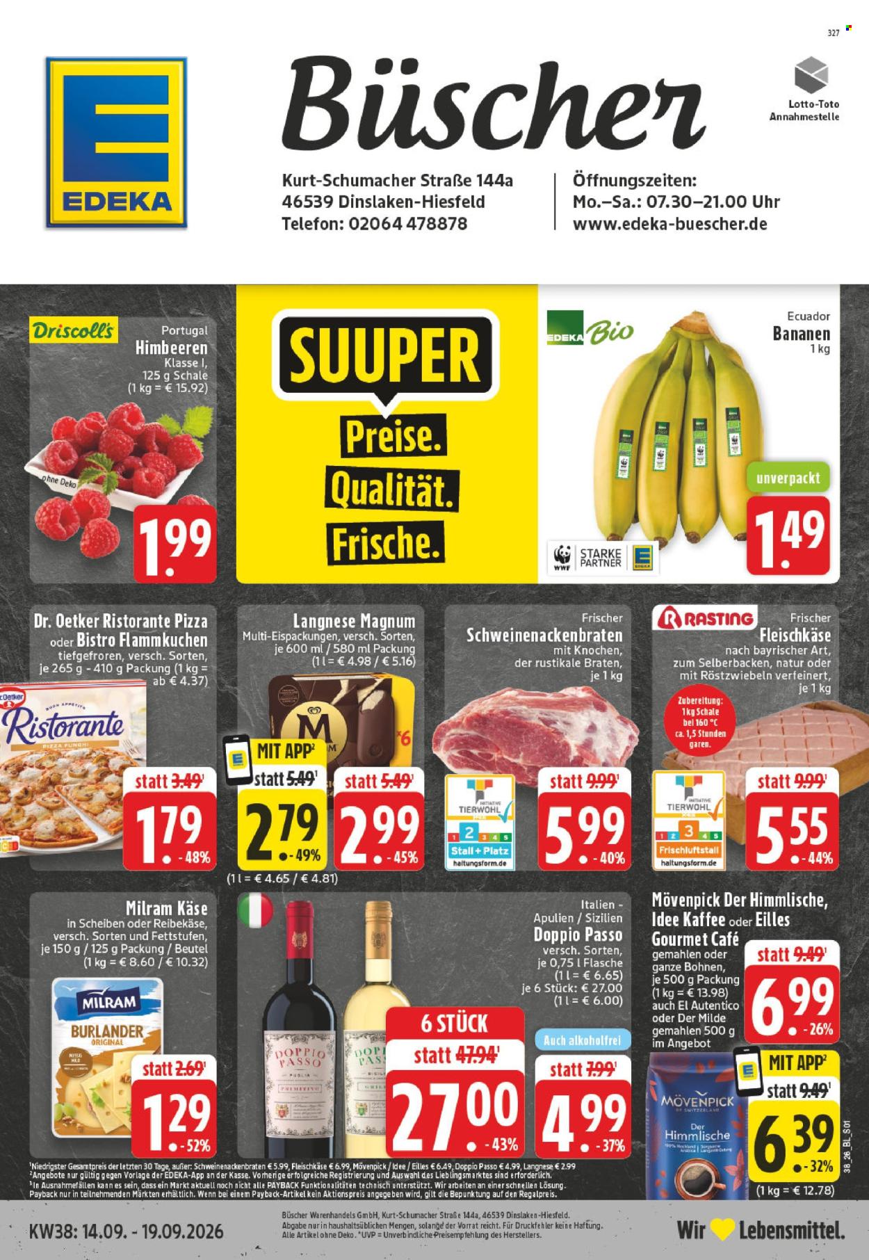 Edeka Prospekte  - 14.09.2026 - 19.09.2026. Seite 1