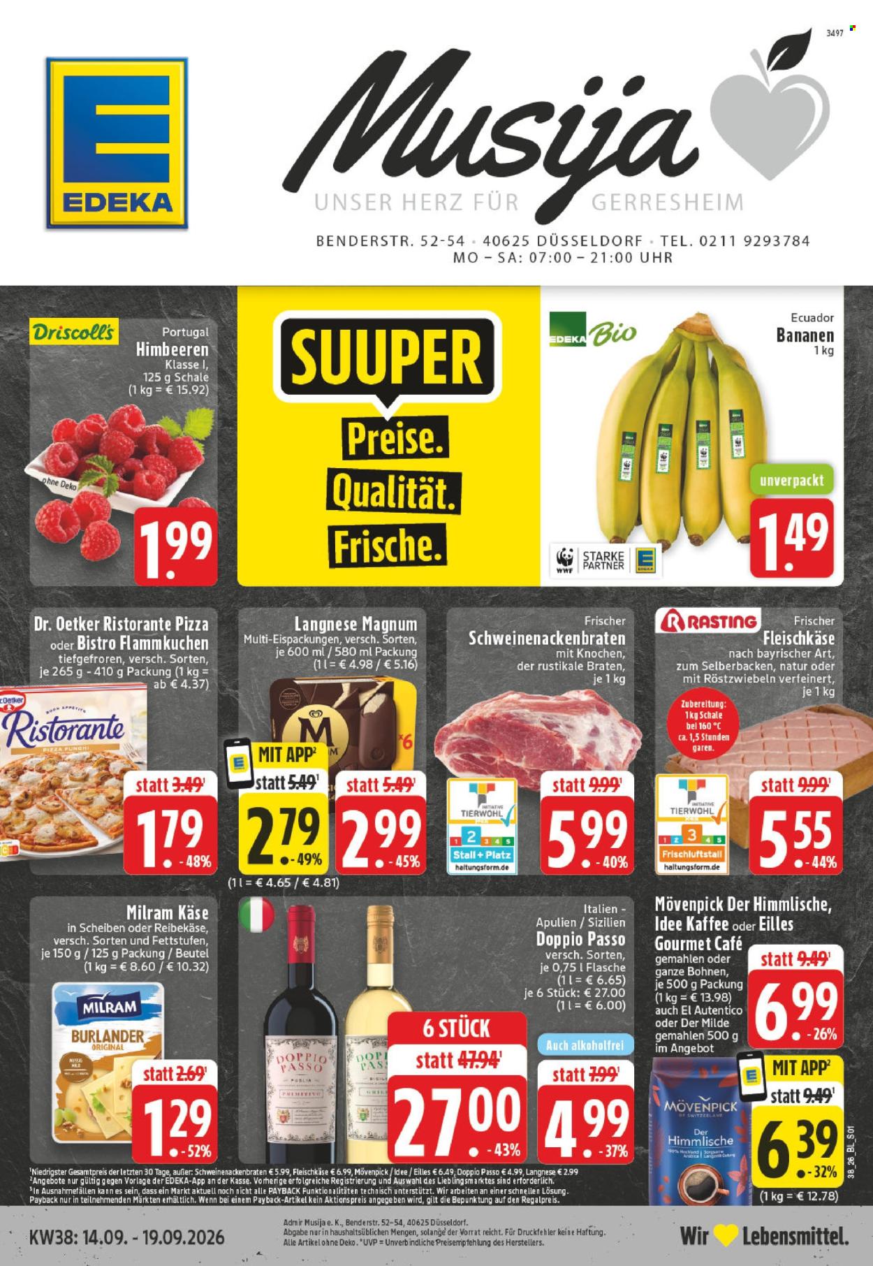 Edeka Prospekte  - 14.09.2026 - 19.09.2026. Seite 1