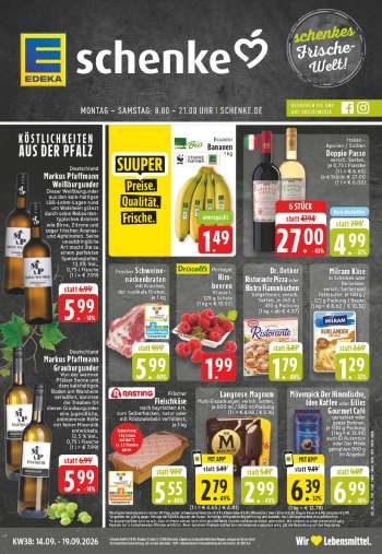 Prospekte Edeka - 14.09.2026 - 19.09.2026.