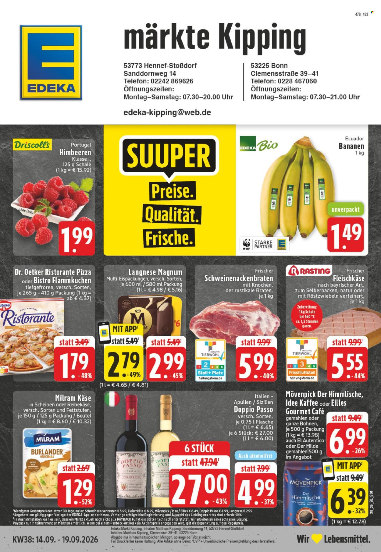 Edeka Prospekte  - 14.09.2026 - 19.09.2026. Seite 1
