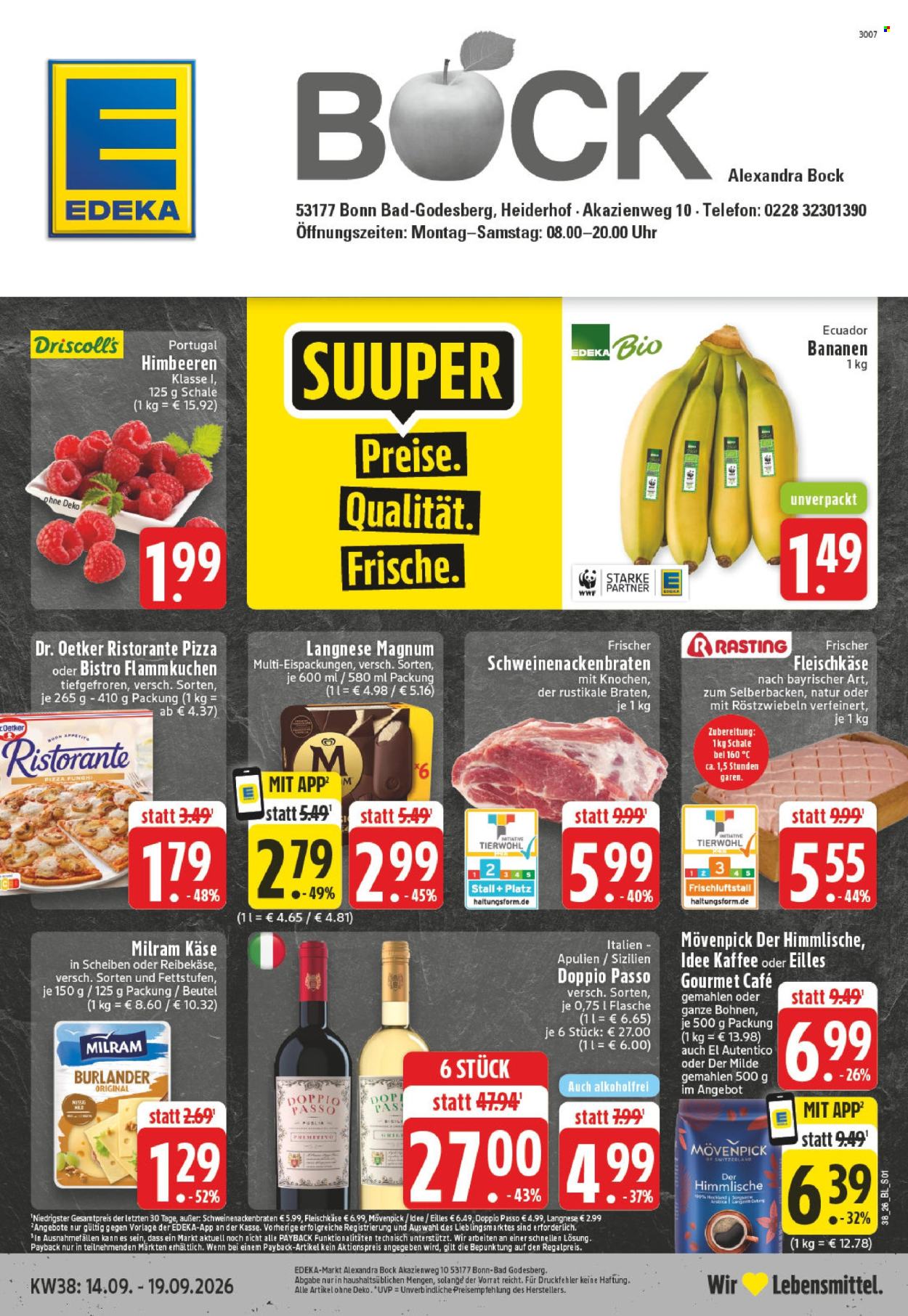 Edeka Prospekte  - 14.09.2026 - 19.09.2026. Seite 1