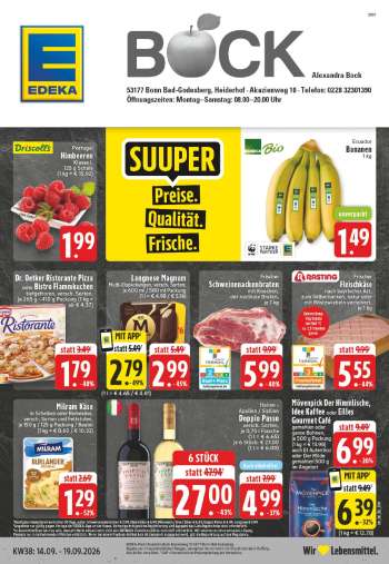 Prospekte Edeka - 14.09.2026 - 19.09.2026.