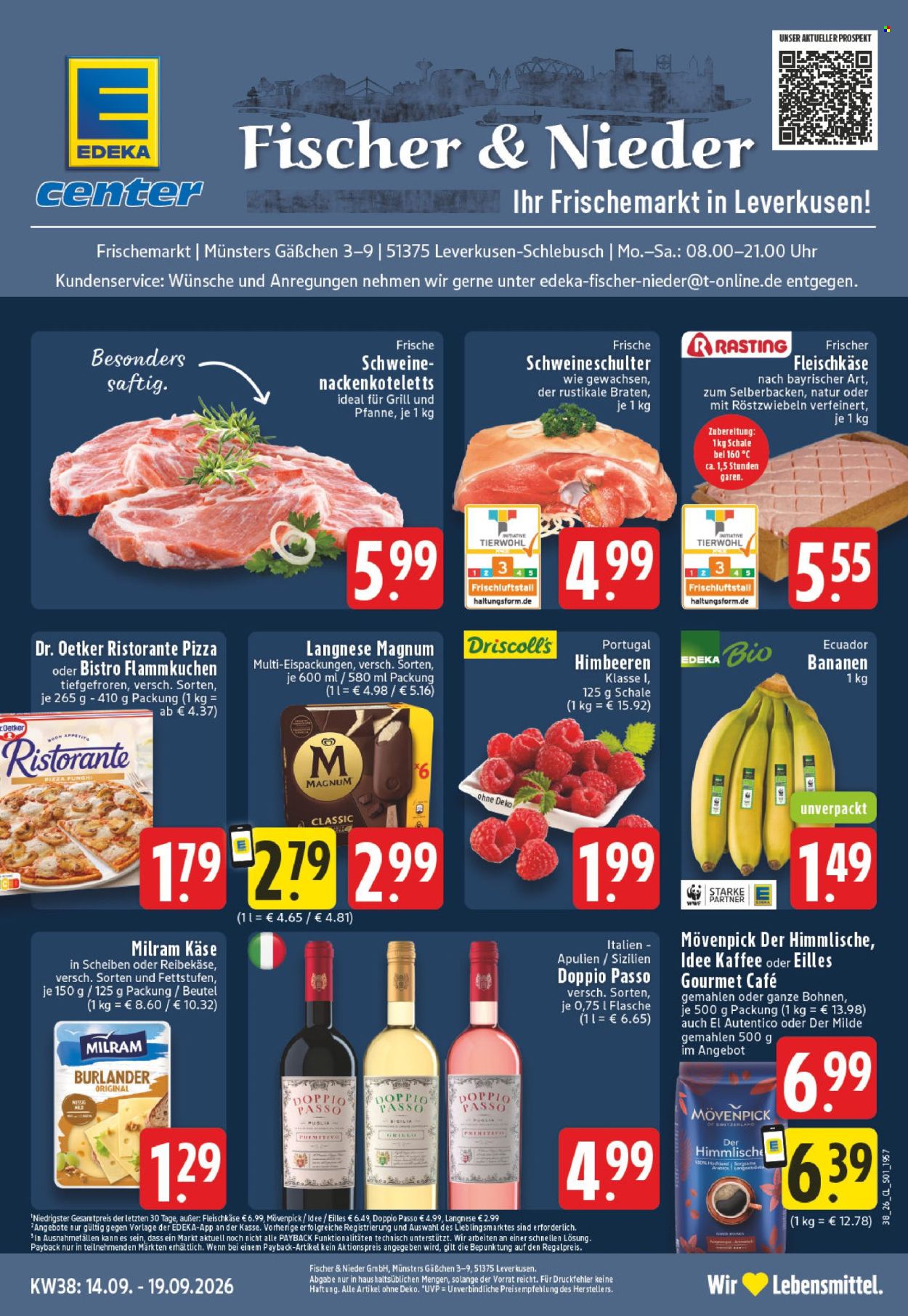 Edeka Prospekte  - 14.09.2026 - 19.09.2026. Seite 1