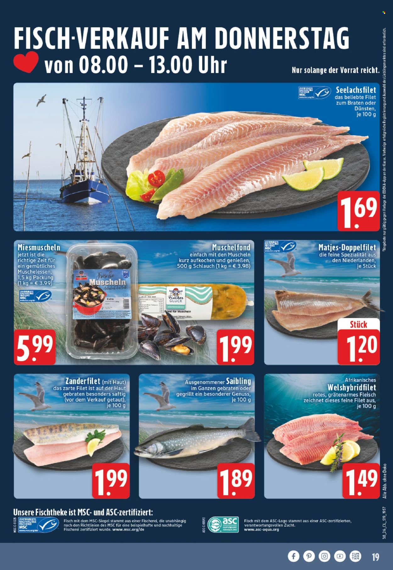 Edeka Prospekte  - 14.09.2026 - 19.09.2026. Seite 19
