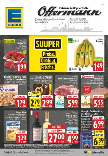 Prospekte Edeka - 14.09.2026 - 19.09.2026.