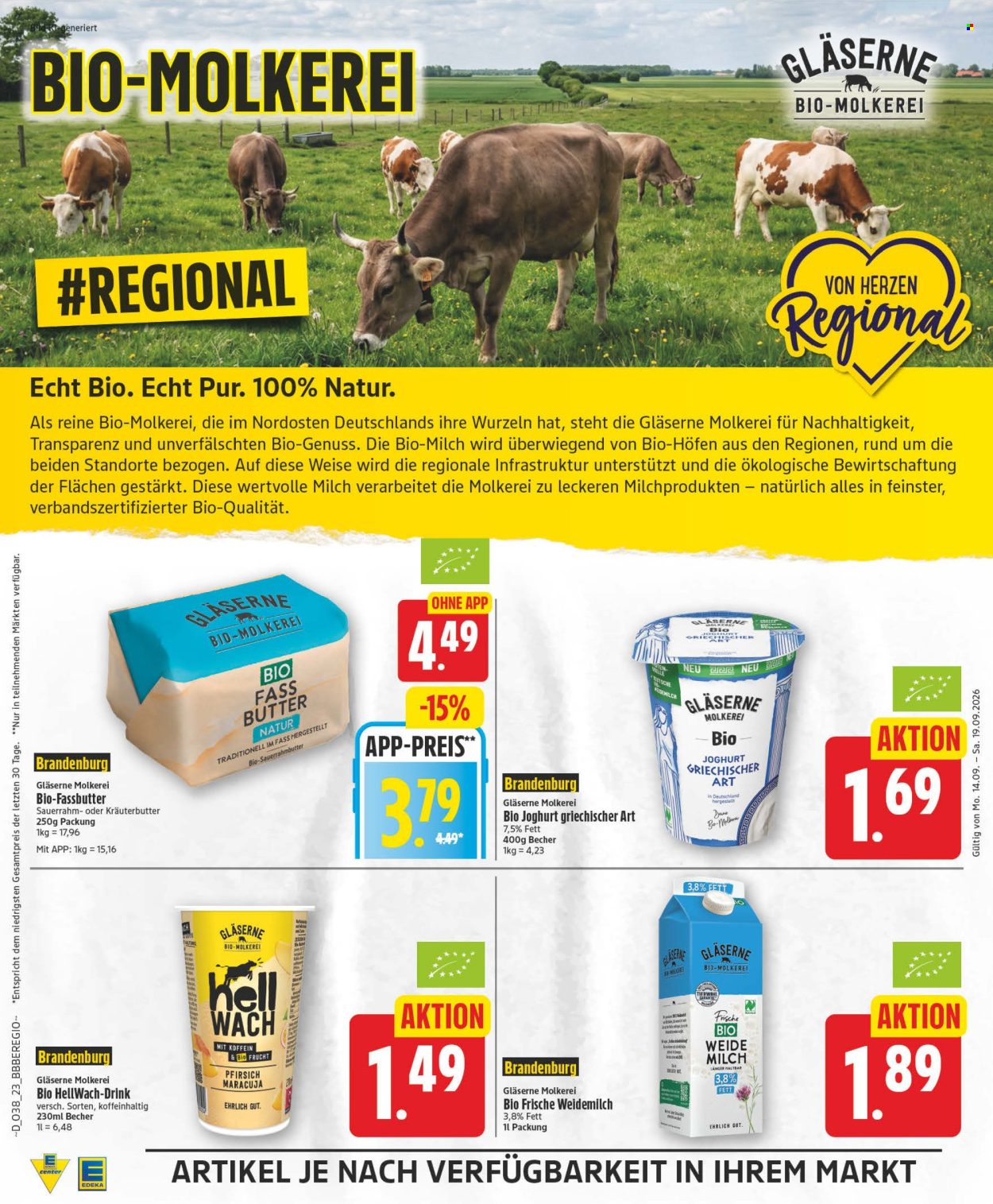 Edeka Prospekte  - 14.09.2026 - 19.09.2026. Seite 22
