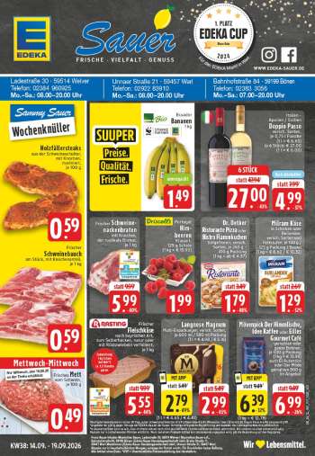 Prospekte Edeka - 14.09.2026 - 19.09.2026.