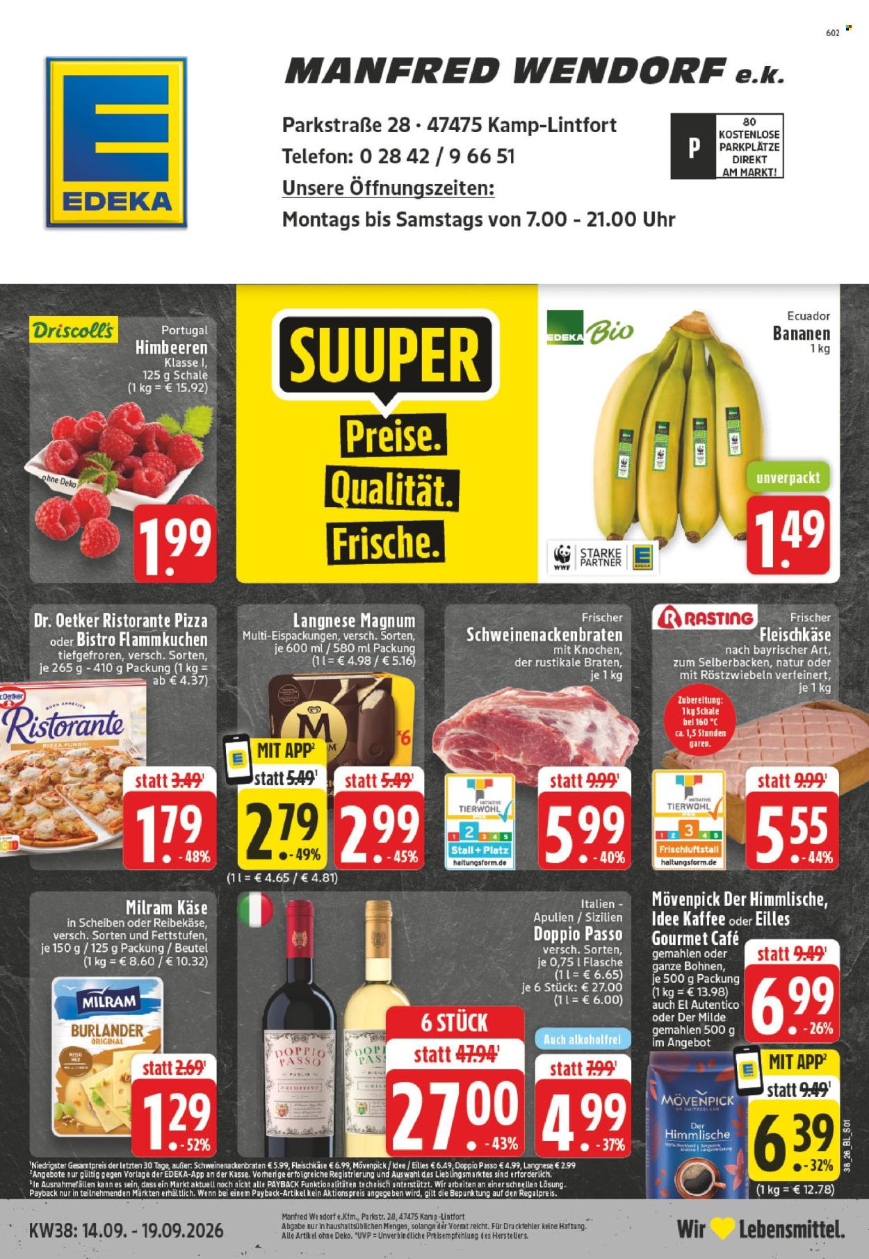 Edeka Prospekte  - 14.09.2026 - 19.09.2026. Seite 1