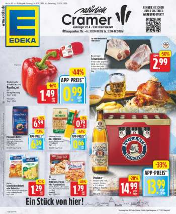 Prospekte Edeka - 14.09.2026 - 19.09.2026.