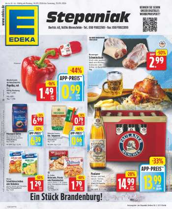 Prospekte Edeka - 14.09.2026 - 19.09.2026.