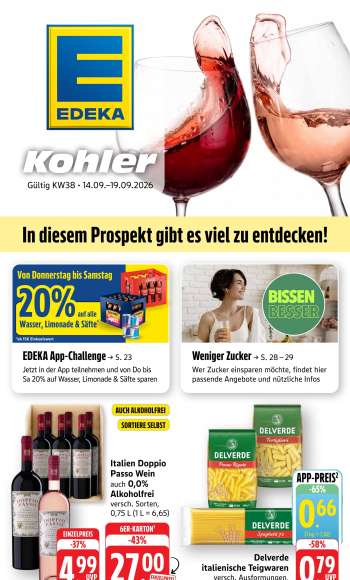 Prospekte Edeka - 14.09.2026 - 19.09.2026.
