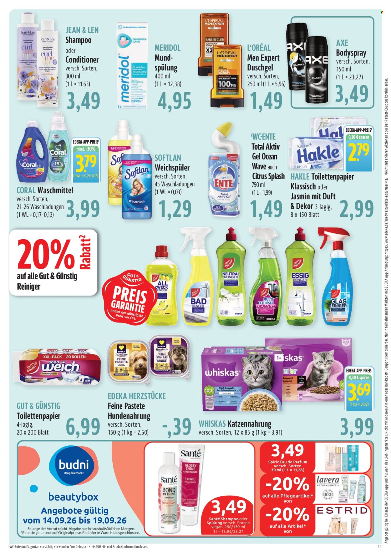 Edeka Prospekte  - 14.09.2026 - 19.09.2026. Seite 11