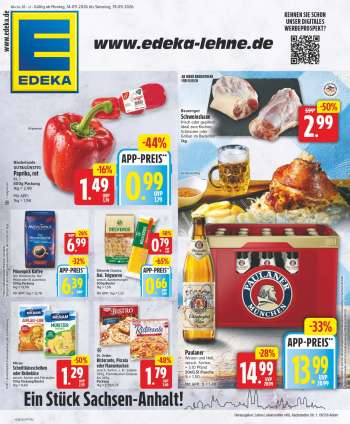 Prospekte Edeka - 14.09.2026 - 19.09.2026.