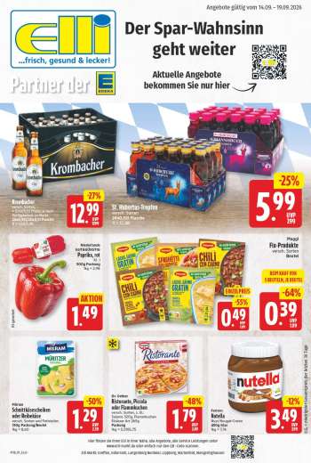 Prospekte Edeka - 14.09.2026 - 19.09.2026.