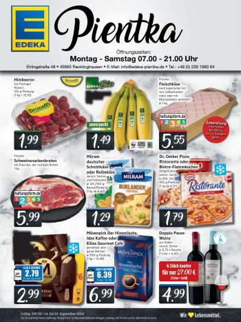 Prospekte Edeka - 14.09.2026 - 19.09.2026.