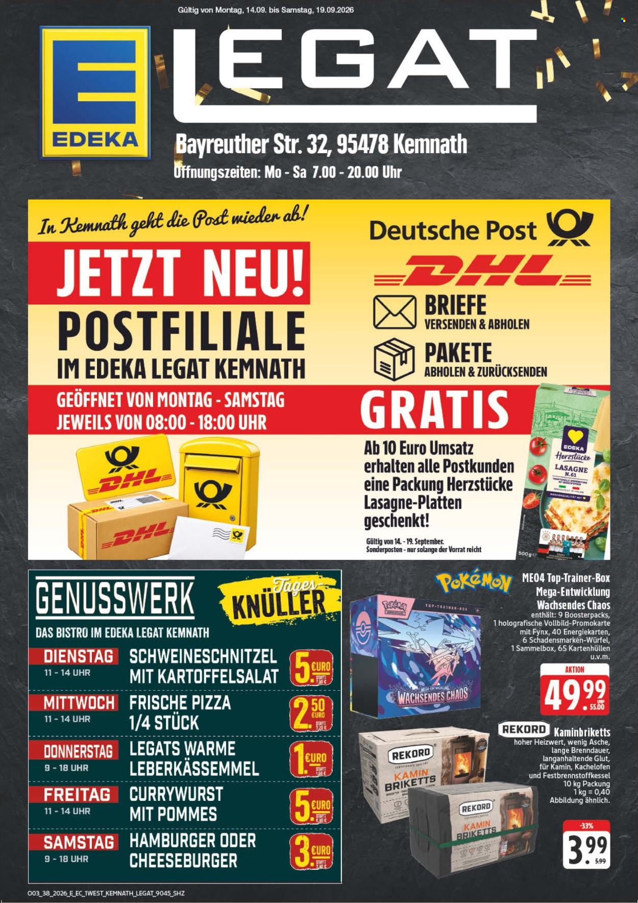Edeka Prospekte  - 14.09.2026 - 19.09.2026. Seite 4