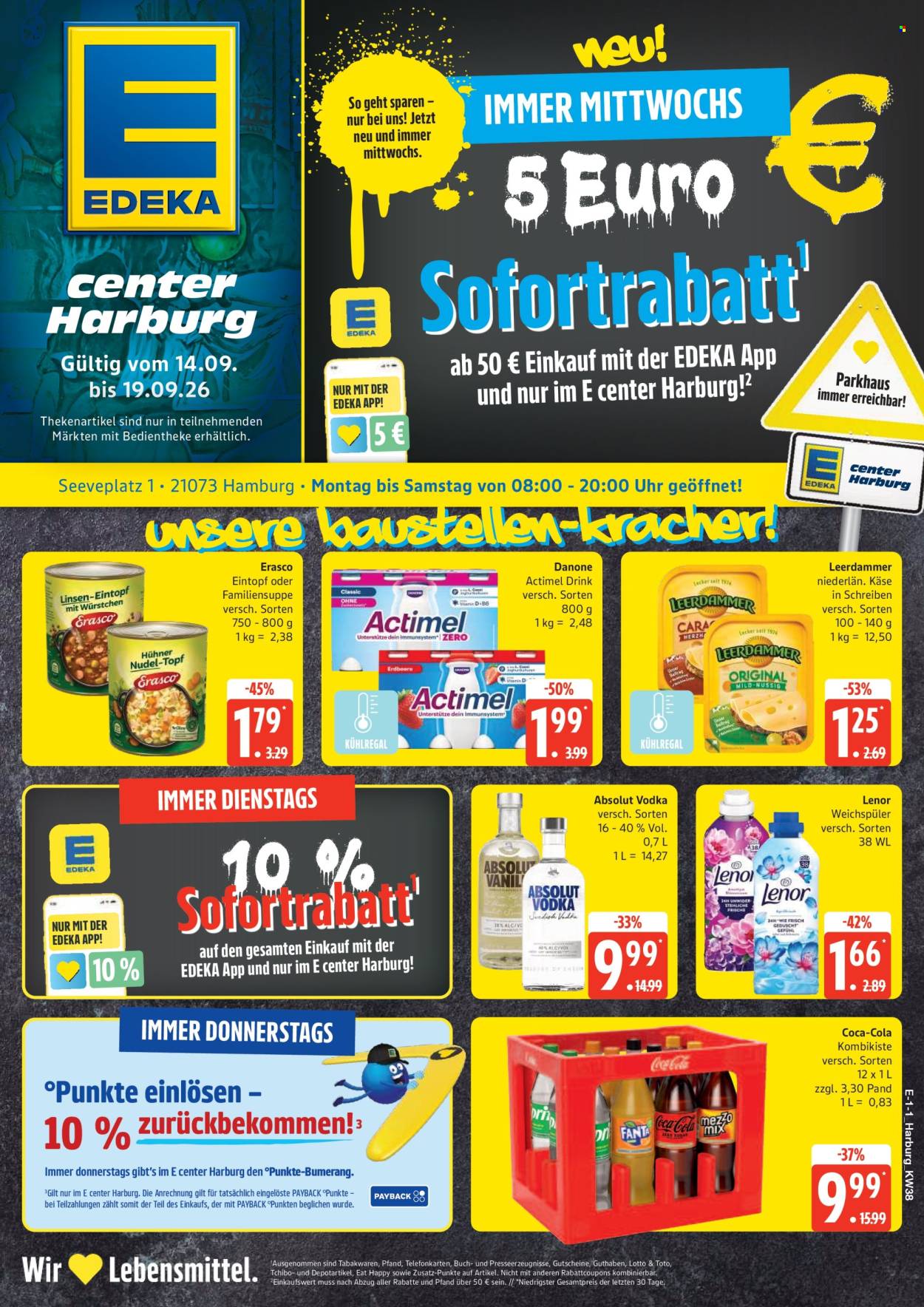 Edeka Prospekte  - 14.09.2026 - 19.09.2026. Seite 1