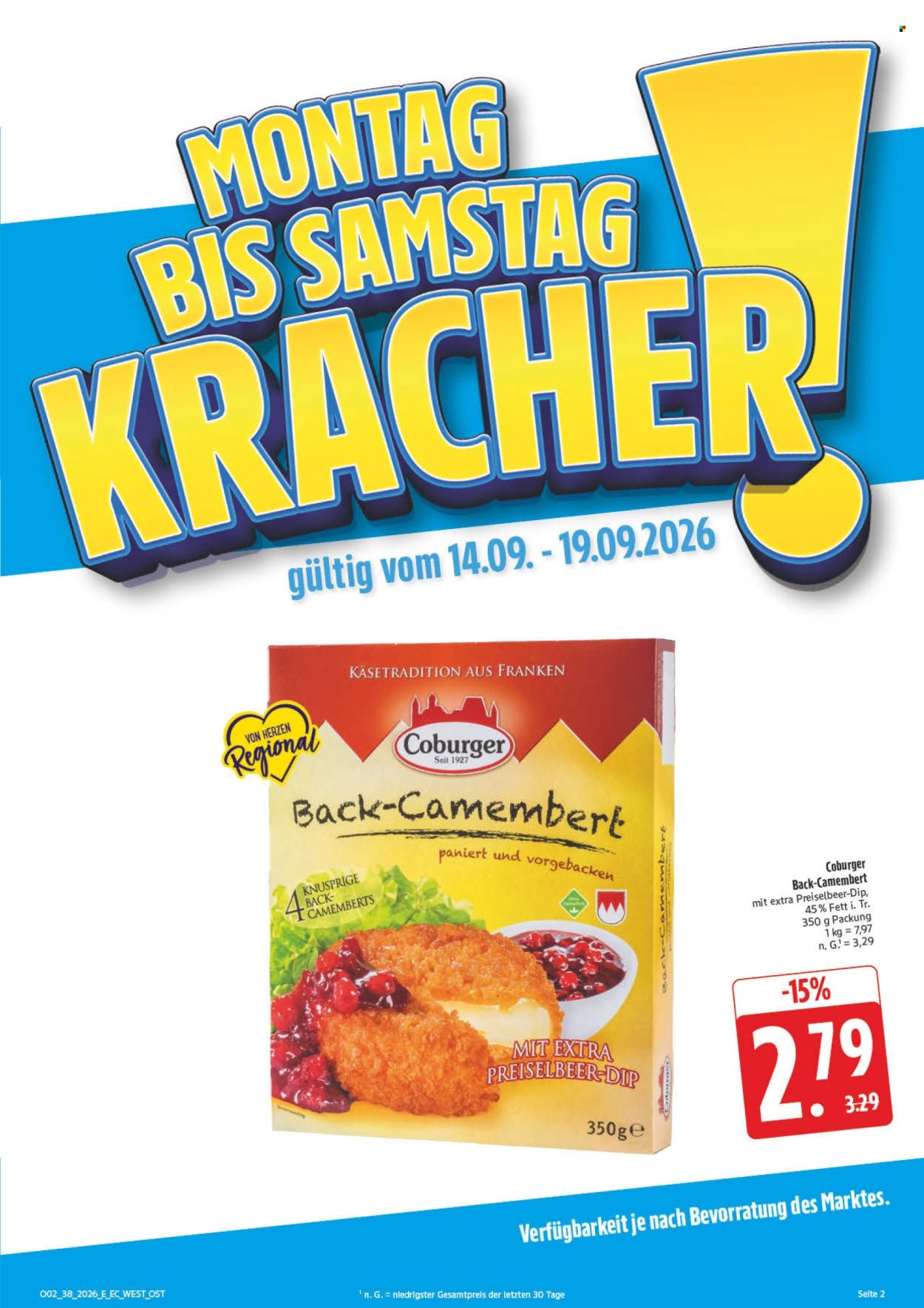 Edeka Prospekte  - 14.09.2026 - 19.09.2026. Seite 5