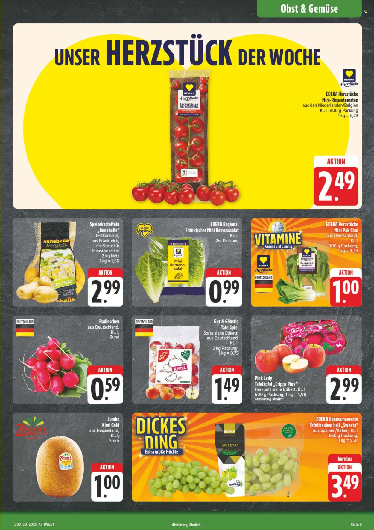 Edeka Prospekte  - 14.09.2026 - 19.09.2026. Seite 3