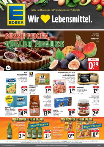 Prospekte Edeka - 14.09.2026 - 19.09.2026.