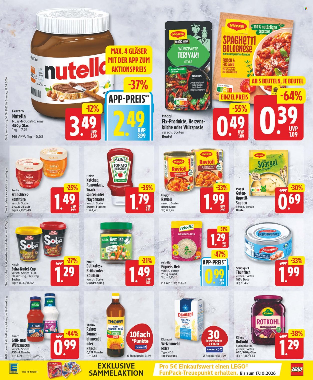 Edeka Prospekte  - 14.09.2026 - 19.09.2026. Seite 16