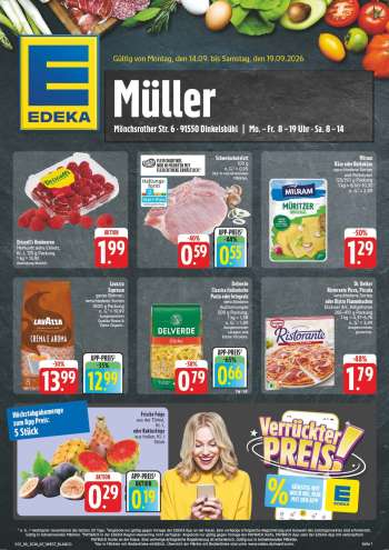 Prospekte Edeka - 14.09.2026 - 19.09.2026.
