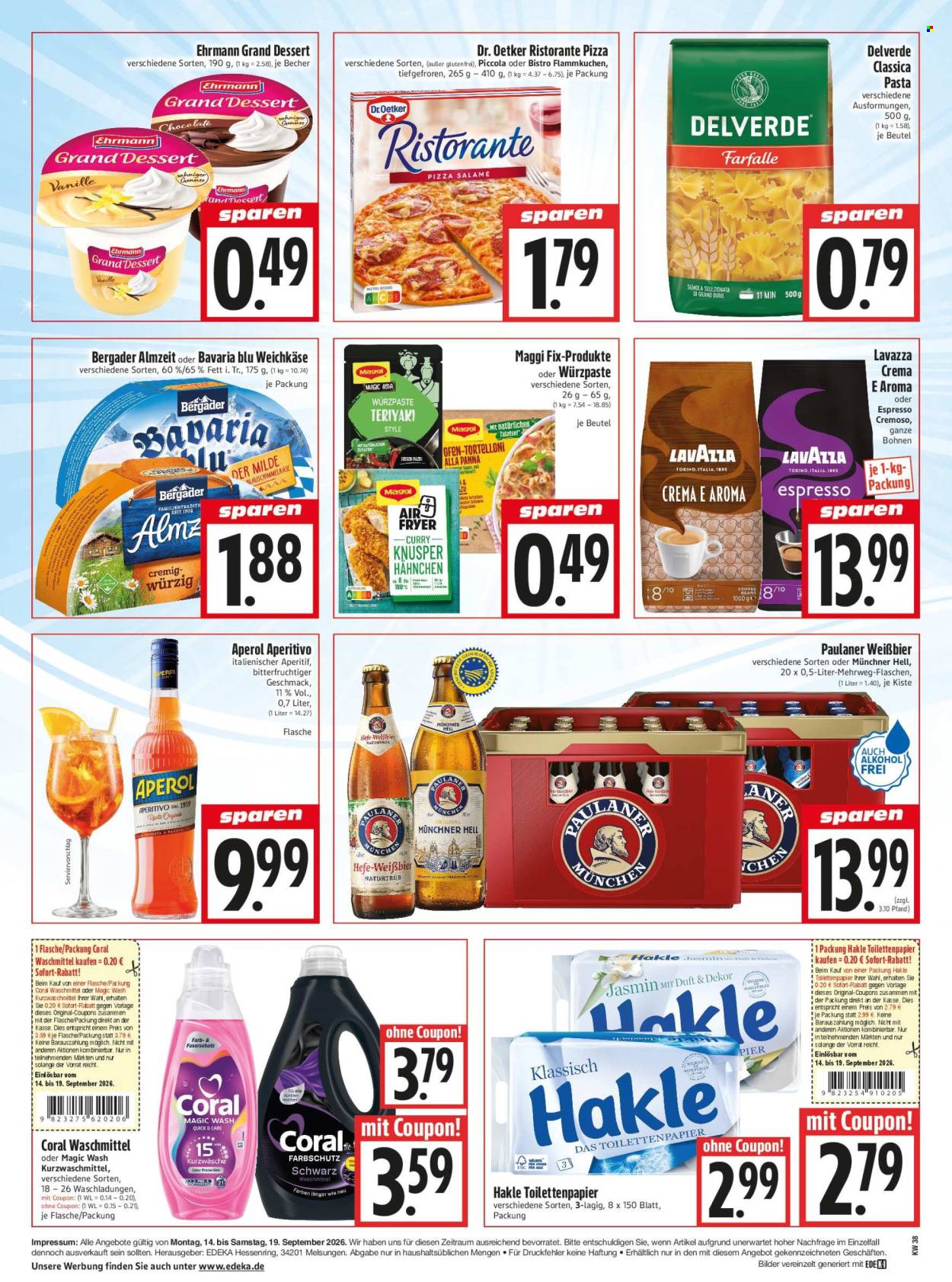Edeka Prospekte  - 14.09.2026 - 19.09.2026. Seite 2