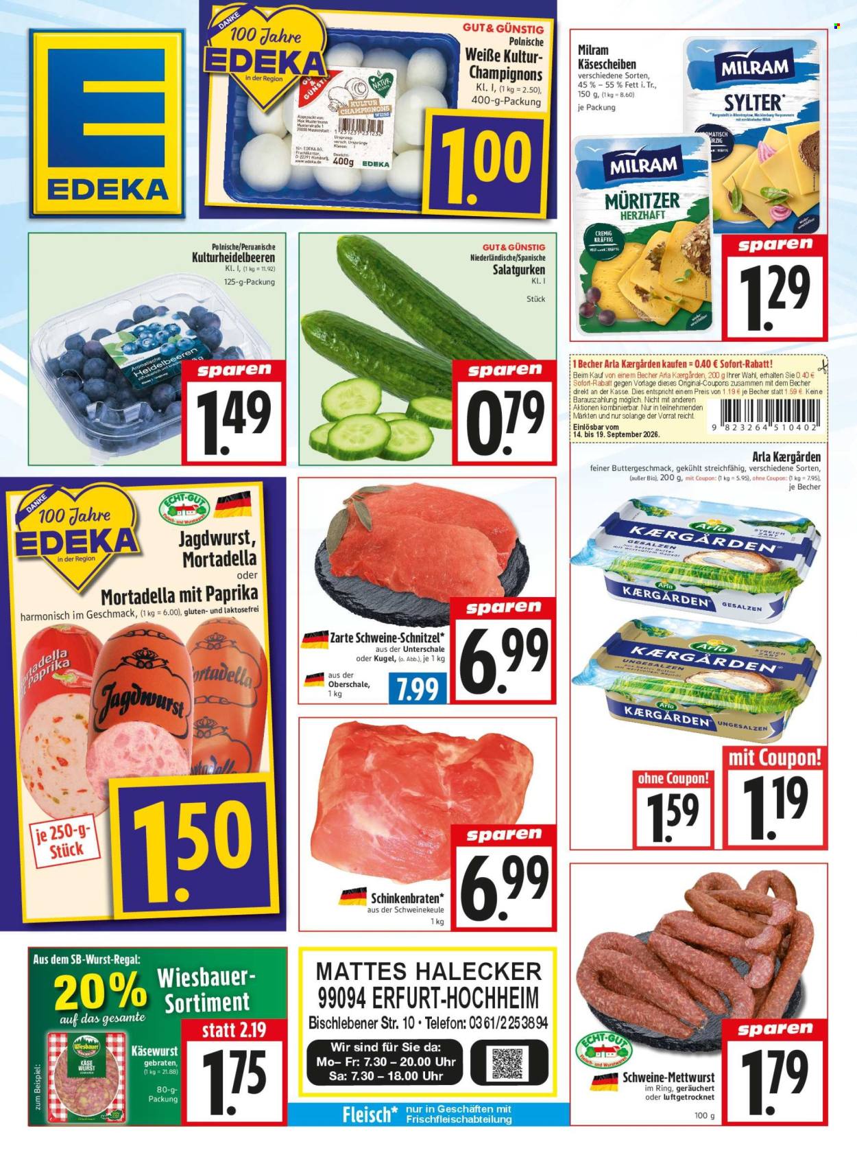 Edeka Prospekte  - 14.09.2026 - 19.09.2026. Seite 1