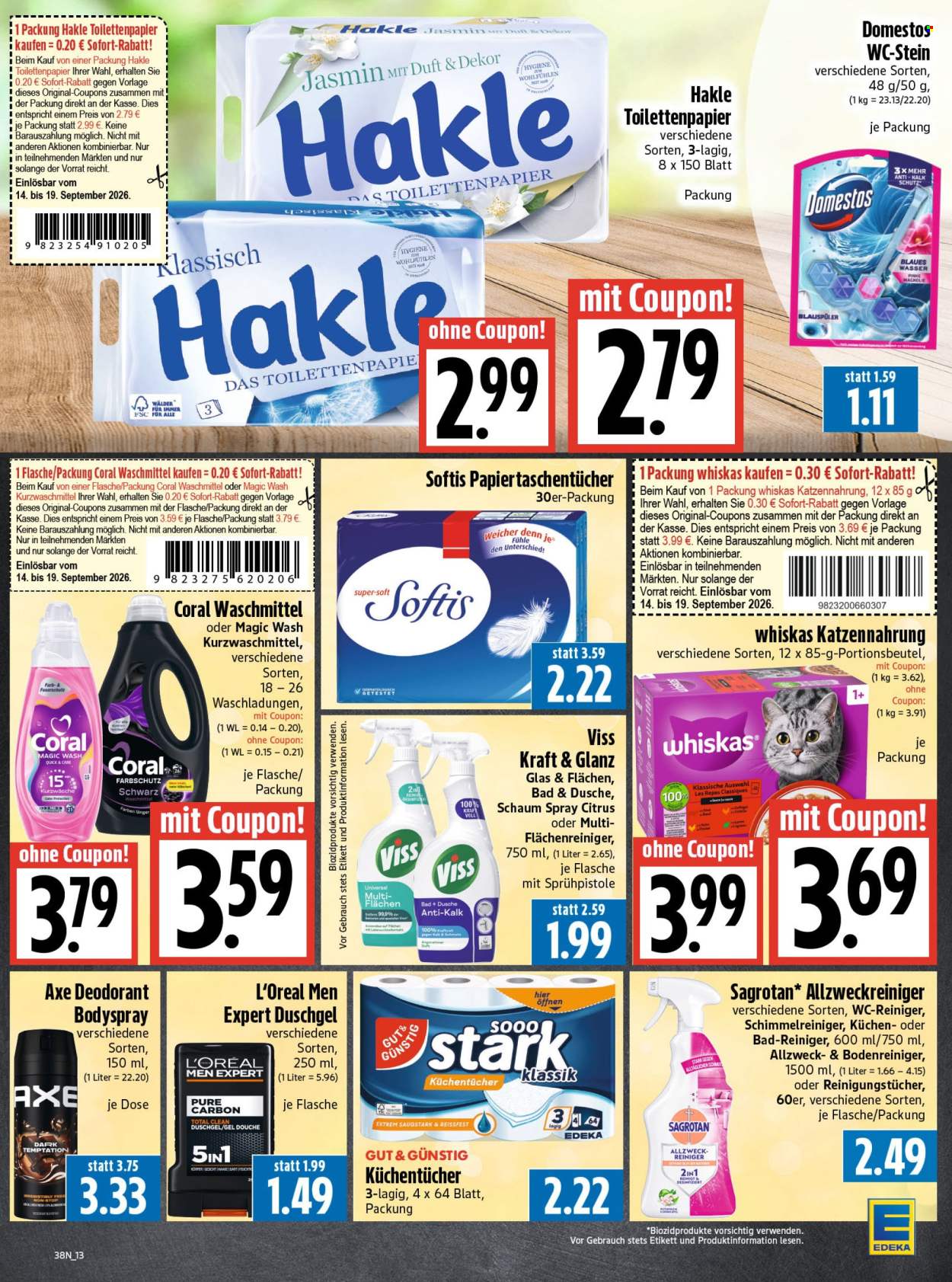 Edeka Prospekte  - 14.09.2026 - 19.09.2026. Seite 13