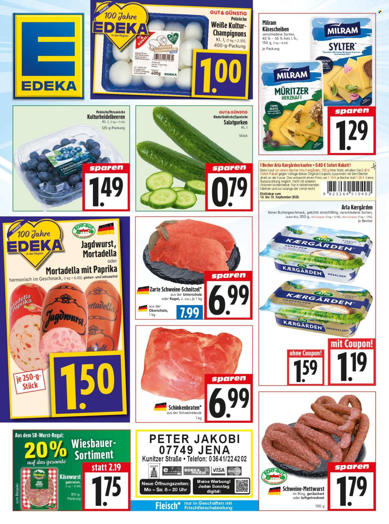 Edeka Prospekte  - 14.09.2026 - 19.09.2026. Seite 1