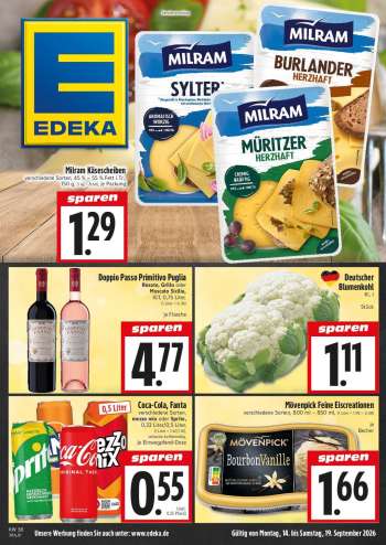 Prospekte Edeka - 14.09.2026 - 19.09.2026.