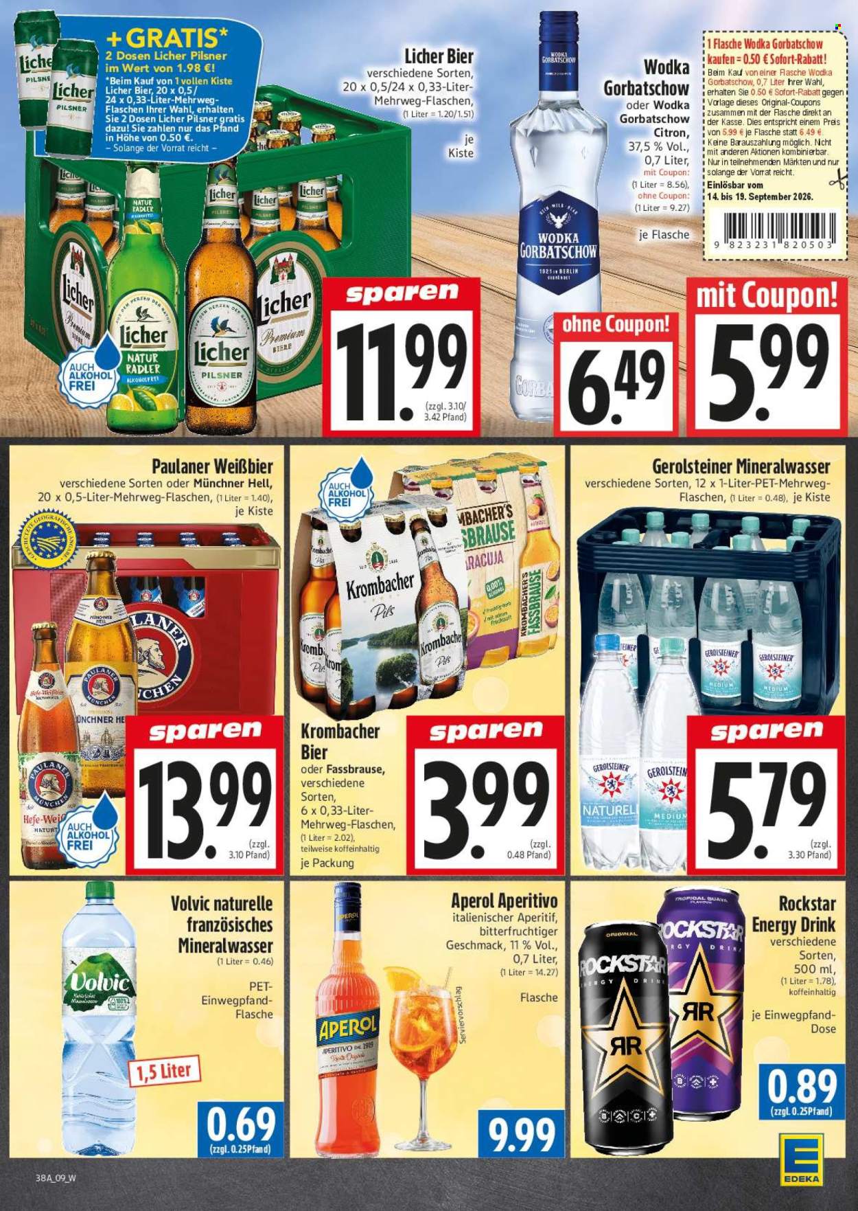 Edeka Prospekte  - 14.09.2026 - 19.09.2026. Seite 9