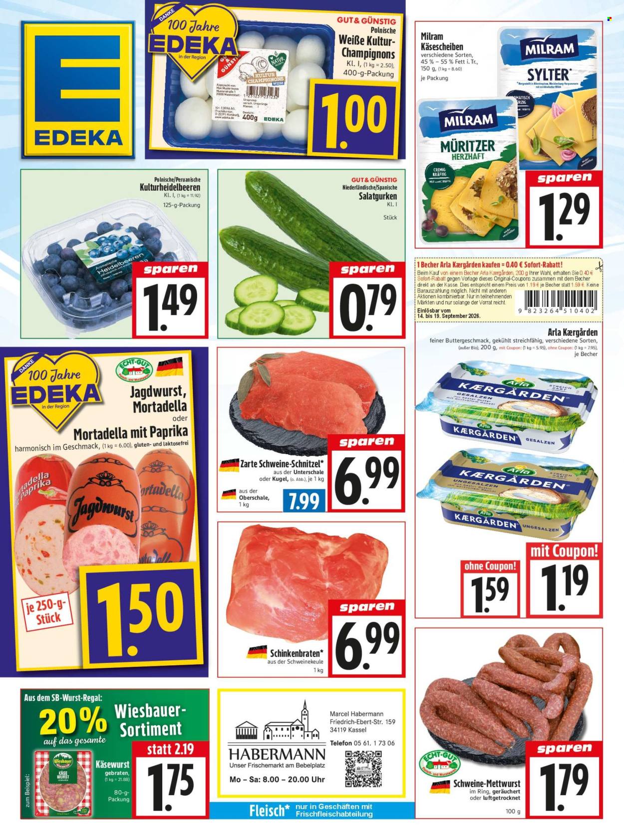 Edeka Prospekte  - 14.09.2026 - 19.09.2026. Seite 1